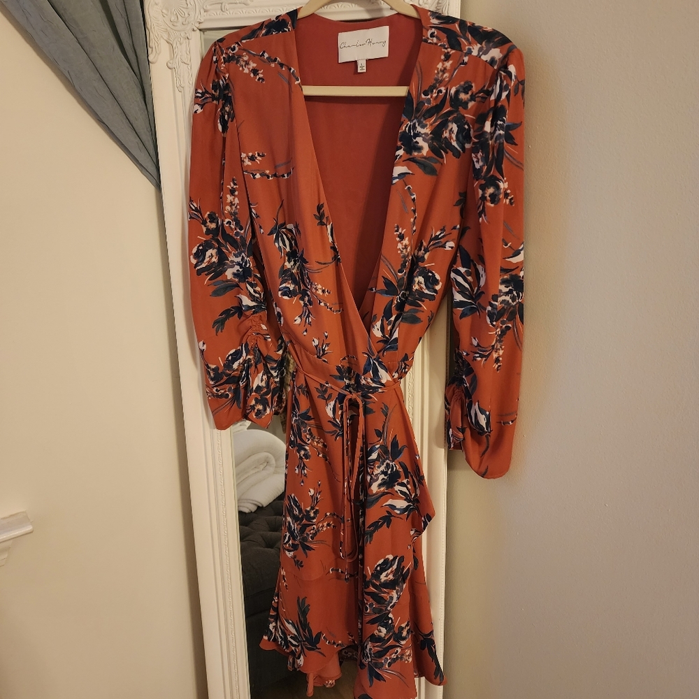Floral Wrap Dress